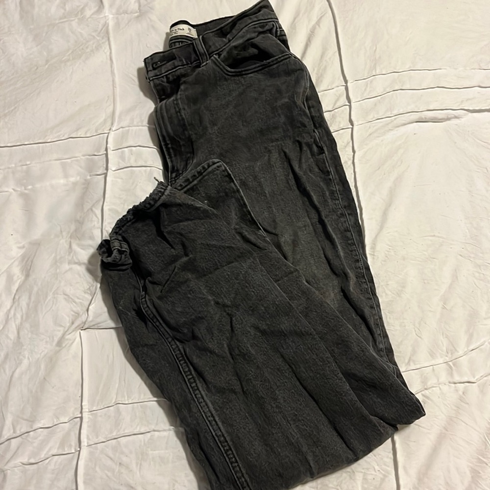 abercrombie & fitch black jeans